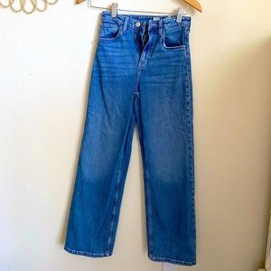 H&M girls wide leg jeans